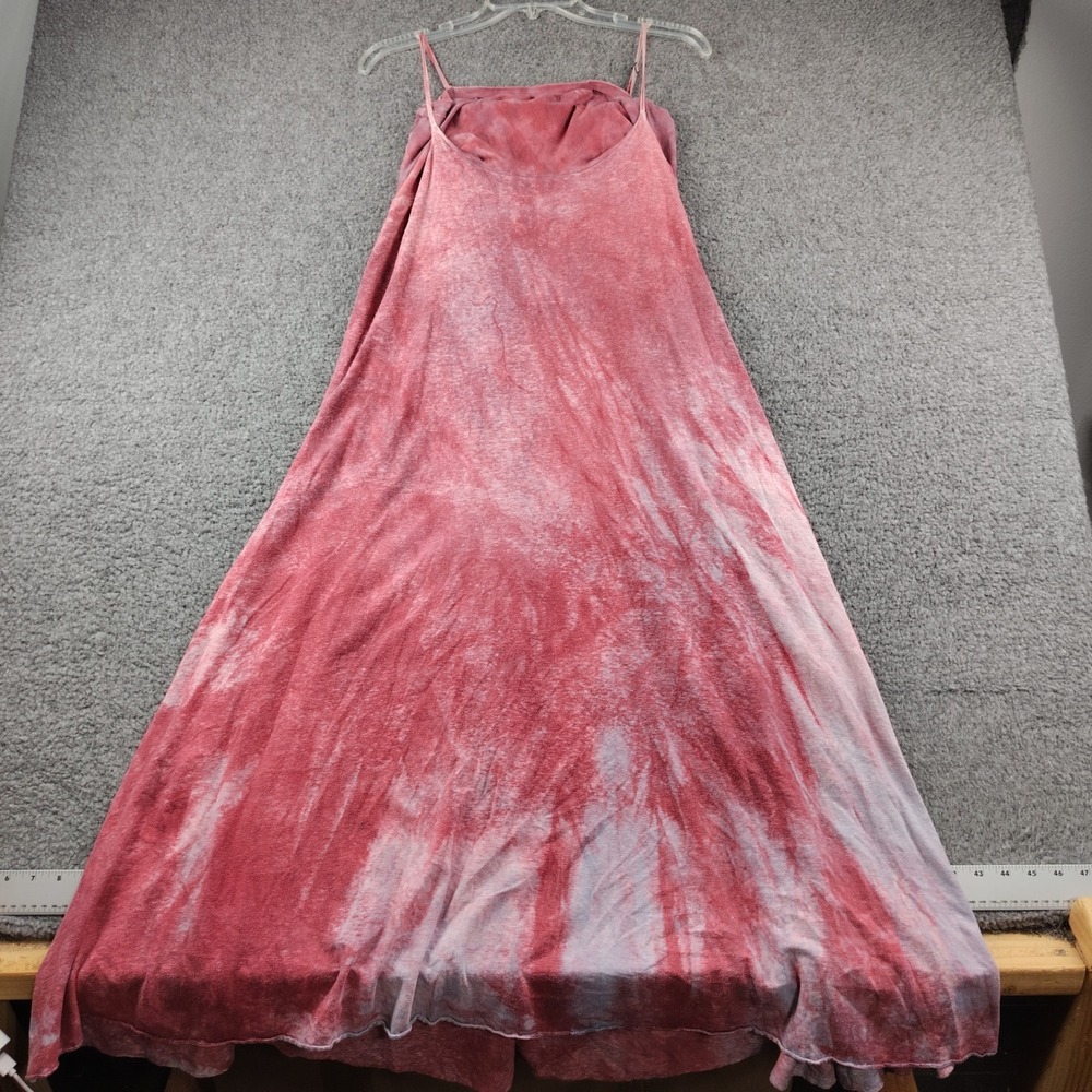 Gaia Conceptions Dress Sz 2XL Maxi Amethyst Tie Dye Hemp Linen